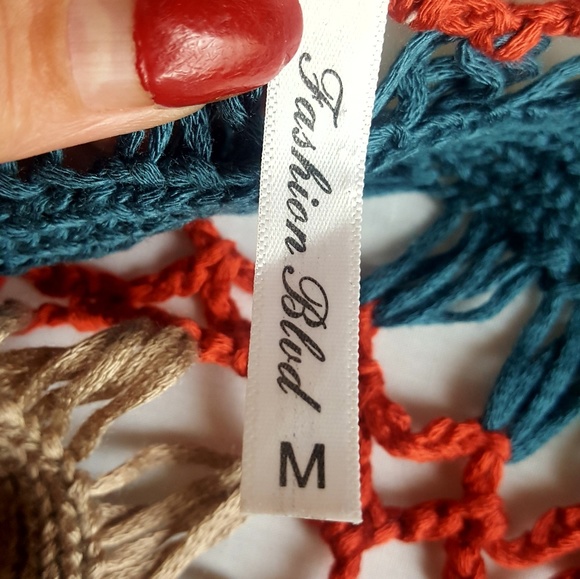 🍬Fashion Blvd. Striped loose knit sweater size M - Picture 7 of 7